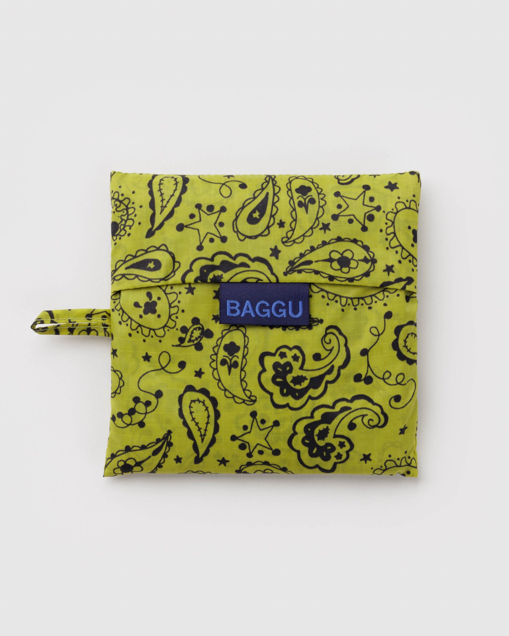 Standard Baggu: Chartreuse Paisley - Image 2