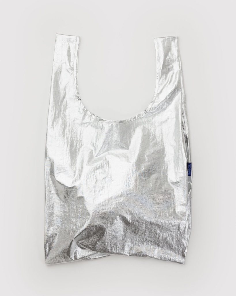 Standard Baggu: Chrome Metallic
