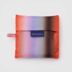 Standard Baggu: Gradient Stripe Poppy + Lilac - Image 2
