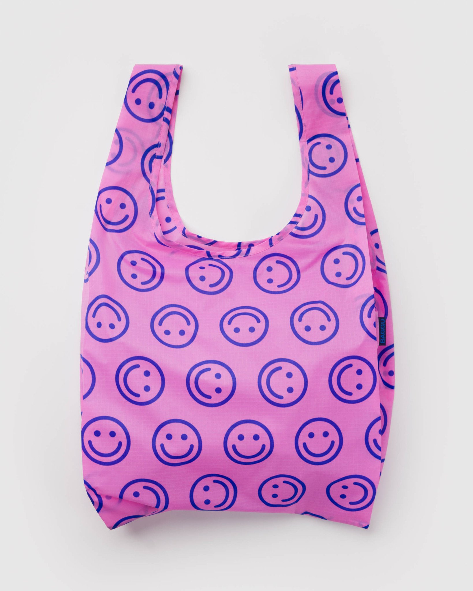 Standard Baggu: Pop Pink Happy - Image 1