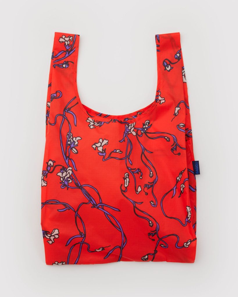 Standard Baggu: Red Snapdragon
