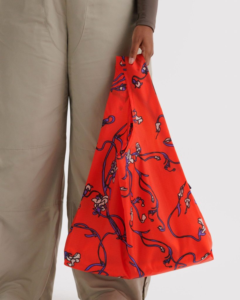 Standard Baggu: Red Snapdragon