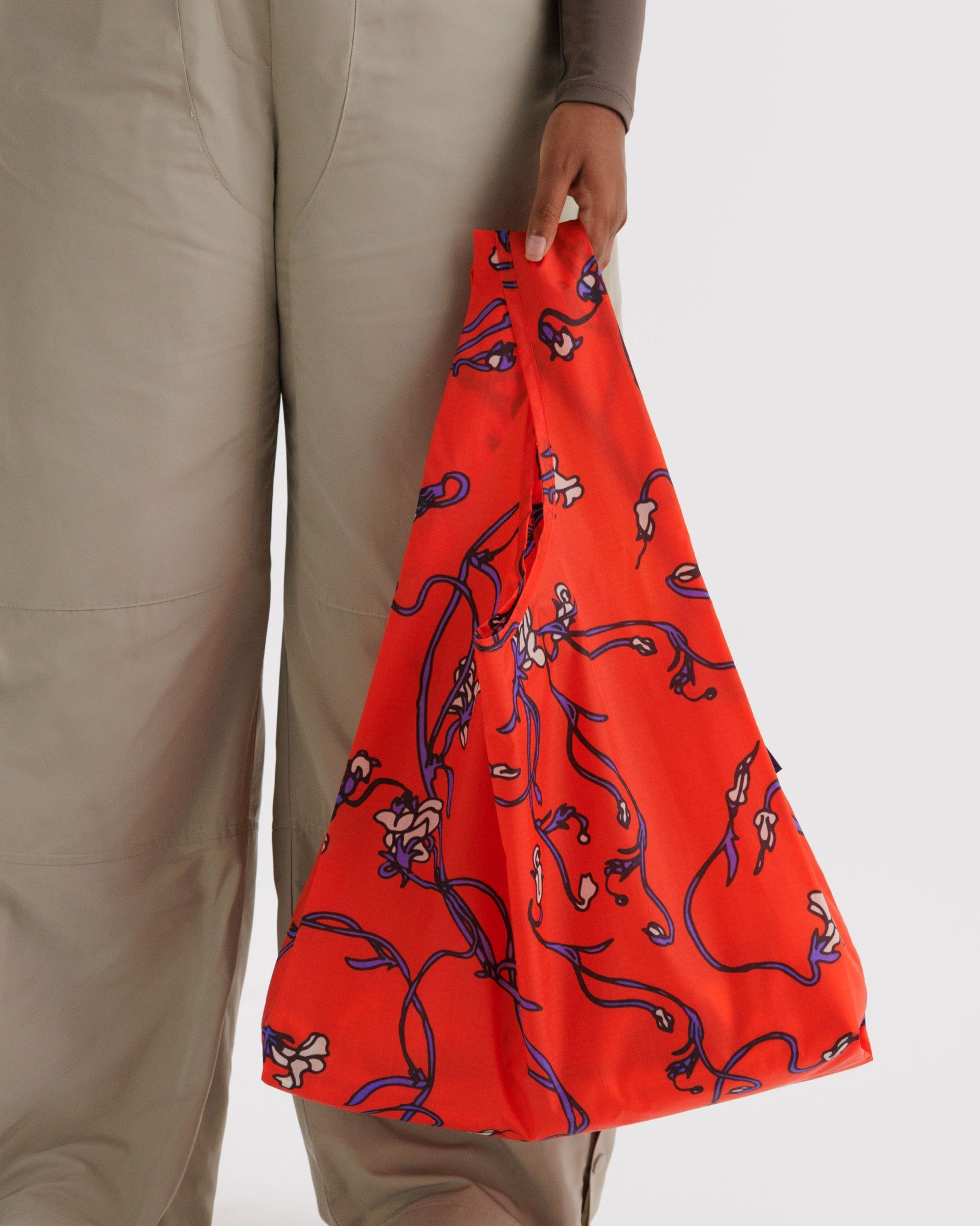Standard Baggu: Red Snapdragon - Image 3