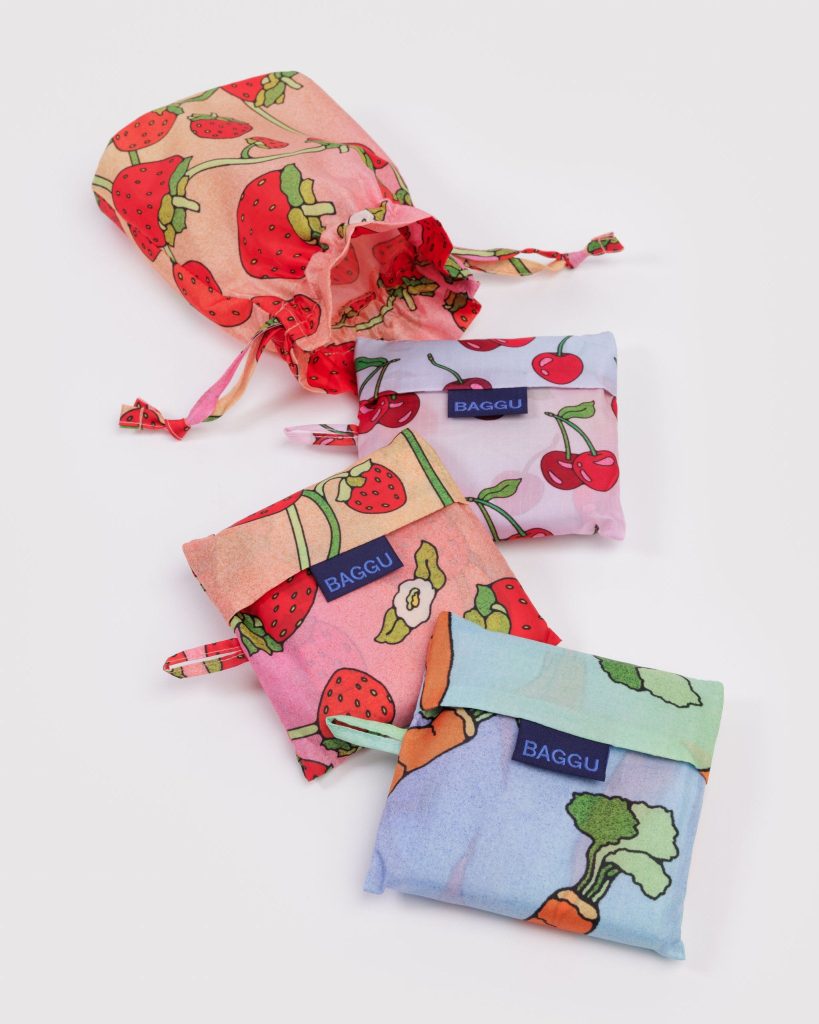 Baggu Set of 3: Carrots + Berries