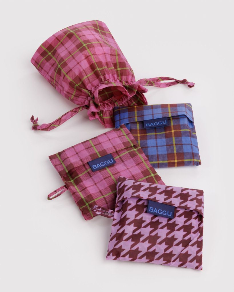 Baggu Set of 3: Check Mix