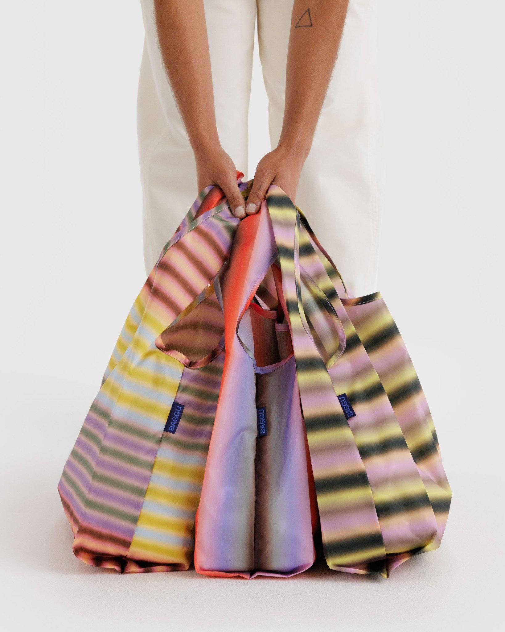 Baggu Set of 3: Gradient Stripes - Image 1