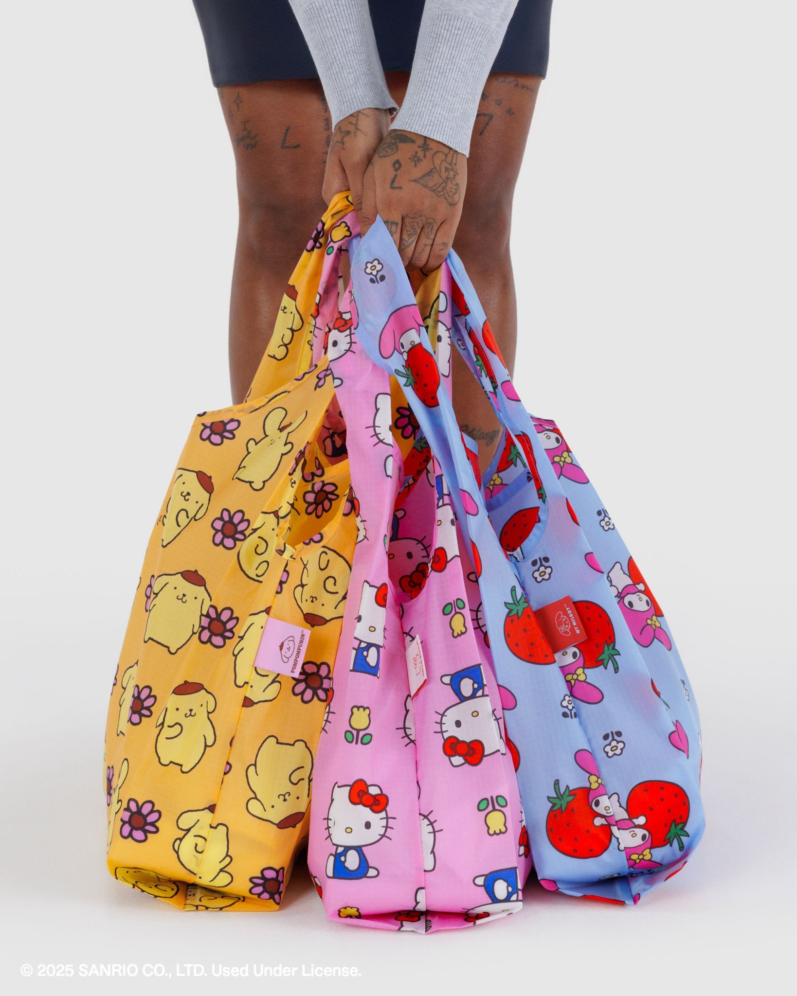Baggu Set of 3: Hello Kitty and Friends Florals - Image 1