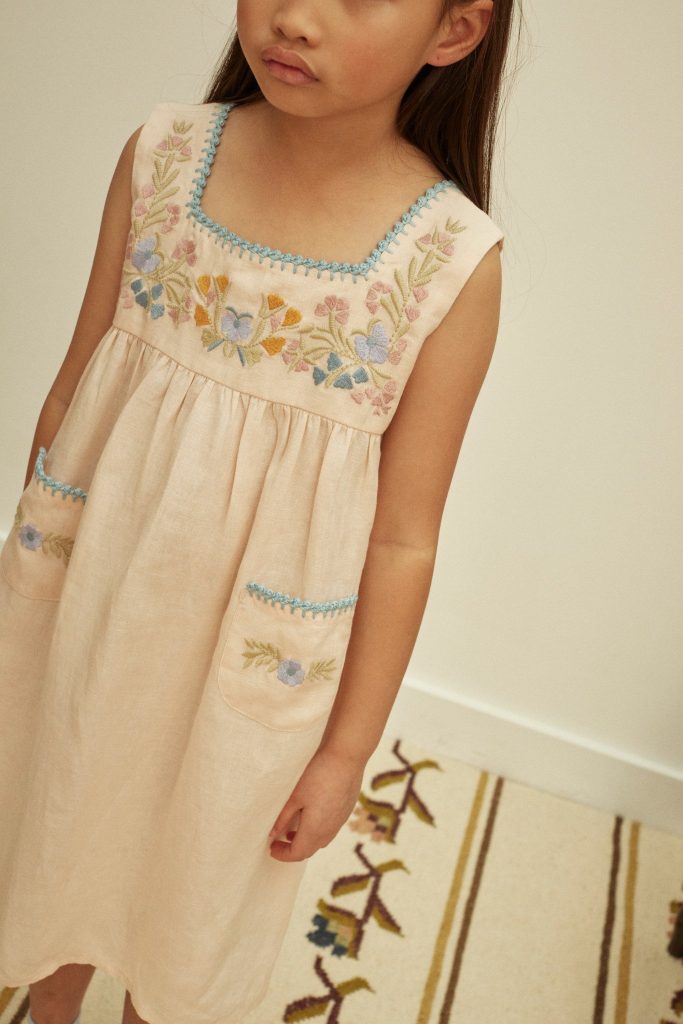 Tabitha Dress in Blush