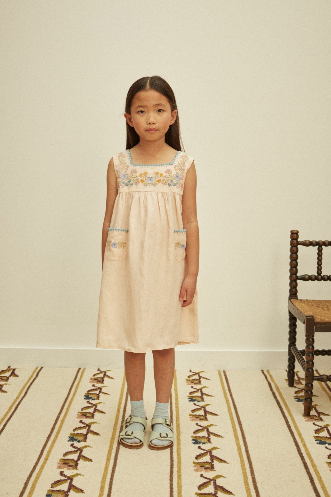 Tabitha Dress in Blush - Image 3