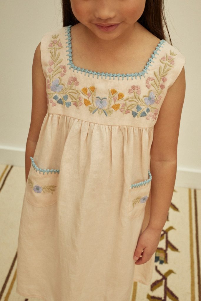 Tabitha Dress in Blush