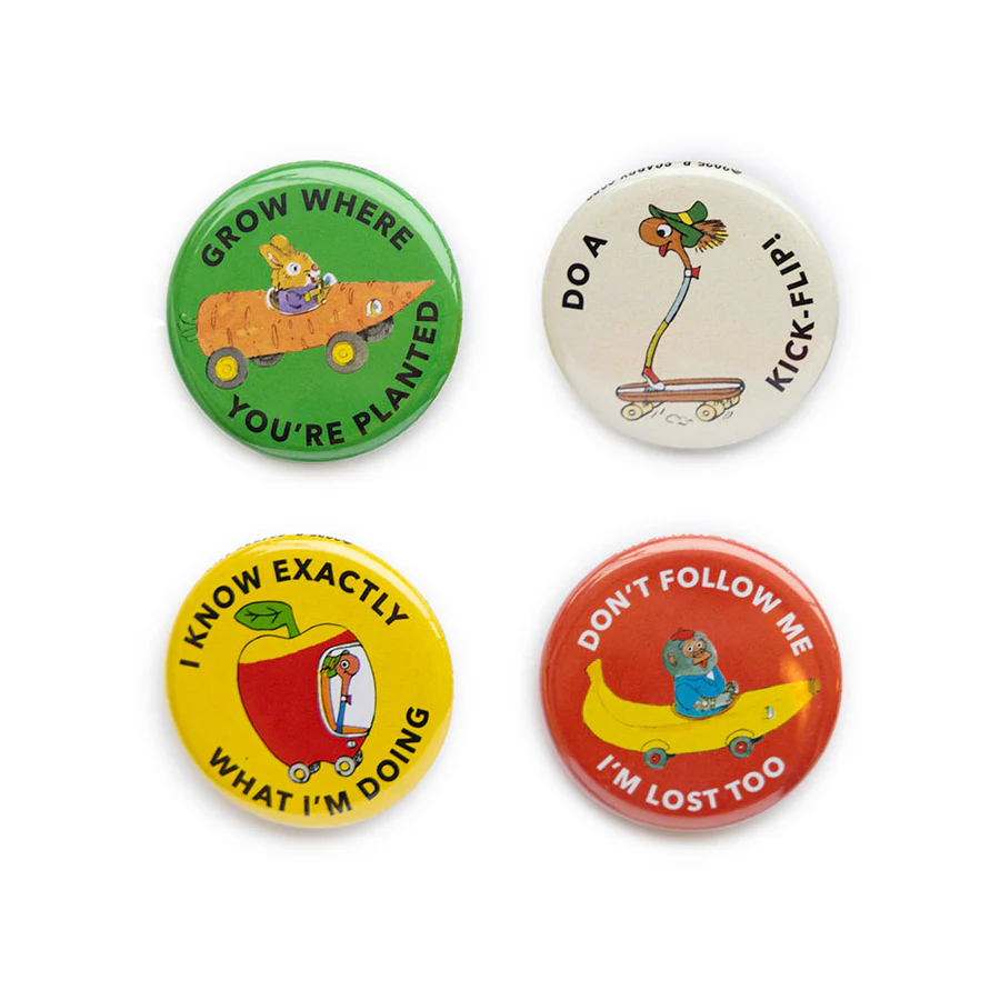 Richard Scarry Buttons