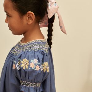 Verna Smock Dress in Azul - Image 3