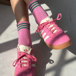 Girlfriend Socks in Rose Pink - Image 1
