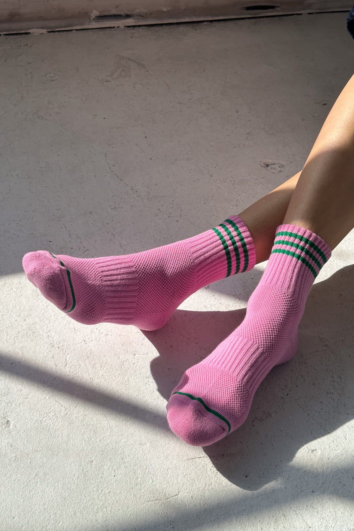 Girlfriend Socks in Rose Pink - Image 5