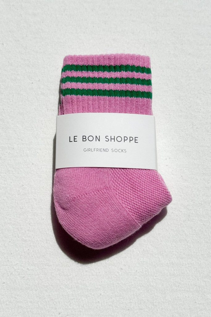 Girlfriend Socks in Rose Pink
