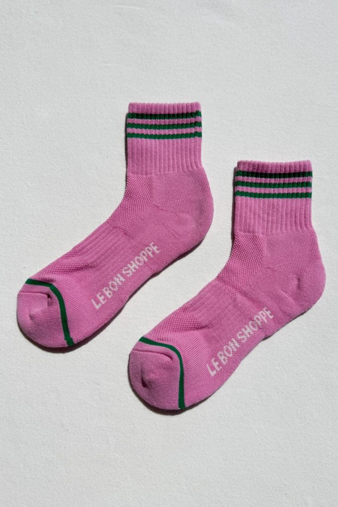 Girlfriend Socks in Rose Pink